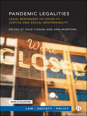 cover image of Pandemic Legalities